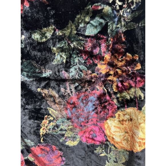 Pilcro Multicolor Floral Velvet Blouse - Picture 5 of 11